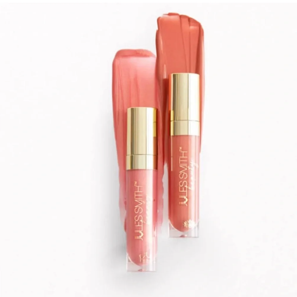 Jules Smith NWT Power Gloss Duo Namaste All Day Lipgloss Serene Queen Pink OS